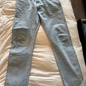Wrangler Light Blue Slim Straight Jeans